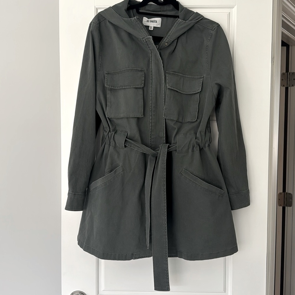 BB Dakota khaki green utility jacket